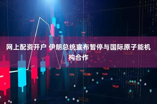 网上配资开户 伊朗总统宣布暂停与国际原子能机构合作